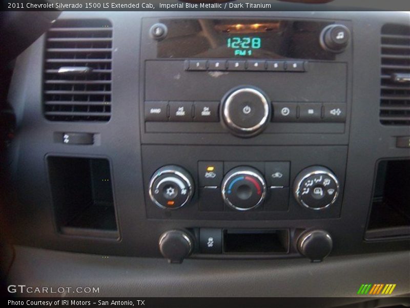 Imperial Blue Metallic / Dark Titanium 2011 Chevrolet Silverado 1500 LS Extended Cab