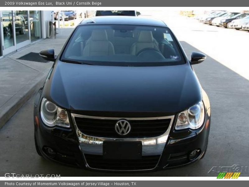 Black Uni / Cornsilk Beige 2009 Volkswagen Eos Lux
