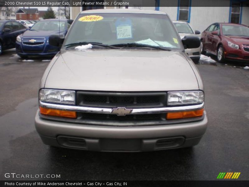 Light Pewter Metallic / Graphite 2000 Chevrolet S10 LS Regular Cab