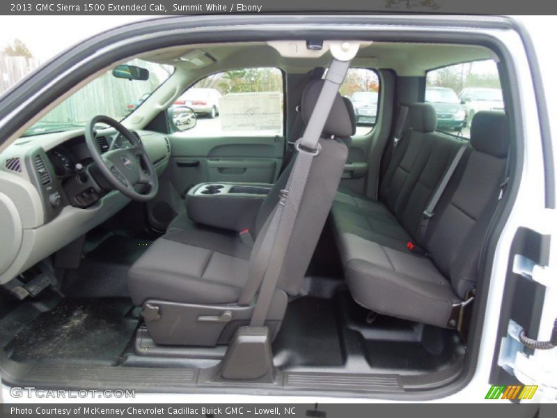 Summit White / Ebony 2013 GMC Sierra 1500 Extended Cab