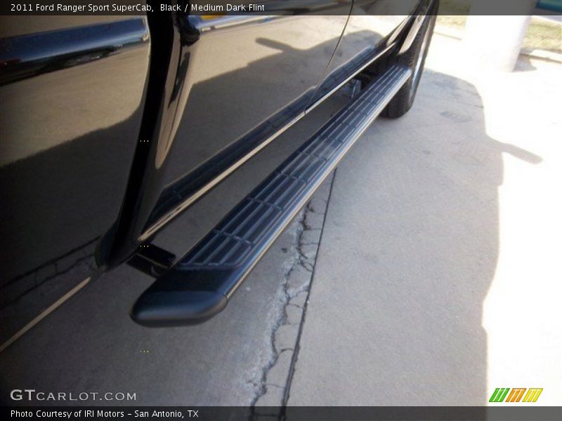 Black / Medium Dark Flint 2011 Ford Ranger Sport SuperCab