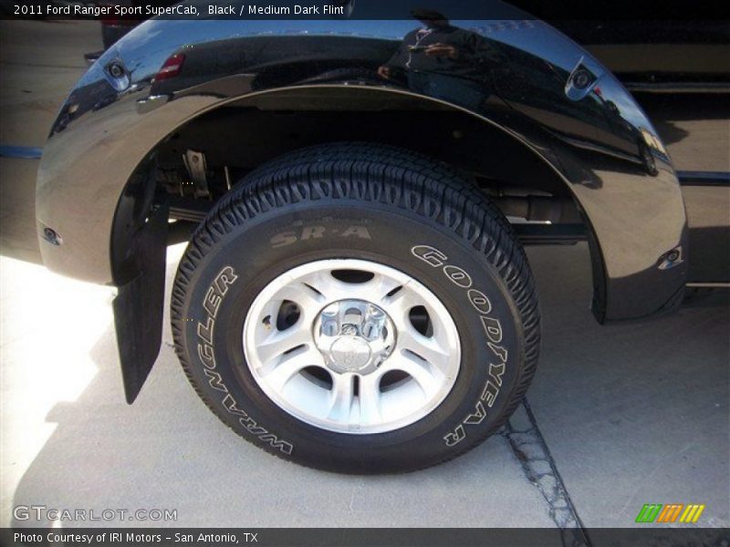 Black / Medium Dark Flint 2011 Ford Ranger Sport SuperCab