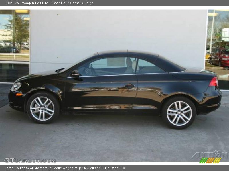 Black Uni / Cornsilk Beige 2009 Volkswagen Eos Lux