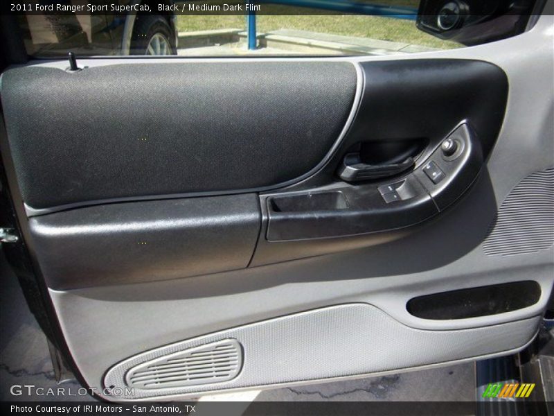 Black / Medium Dark Flint 2011 Ford Ranger Sport SuperCab