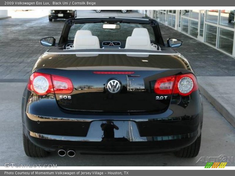 Black Uni / Cornsilk Beige 2009 Volkswagen Eos Lux