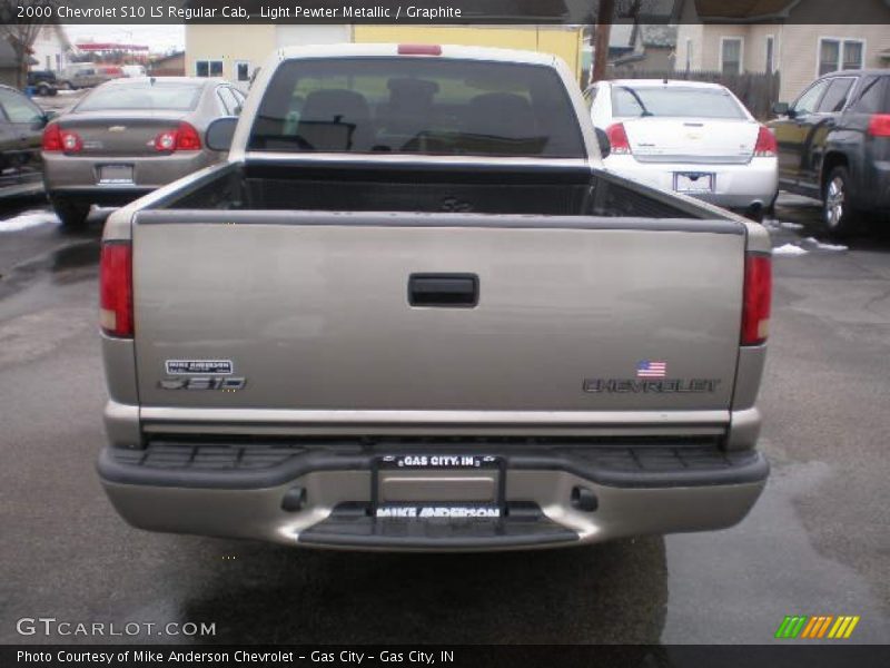Light Pewter Metallic / Graphite 2000 Chevrolet S10 LS Regular Cab