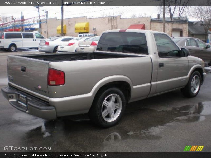 Light Pewter Metallic / Graphite 2000 Chevrolet S10 LS Regular Cab