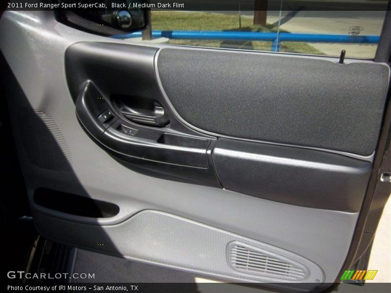 Black / Medium Dark Flint 2011 Ford Ranger Sport SuperCab