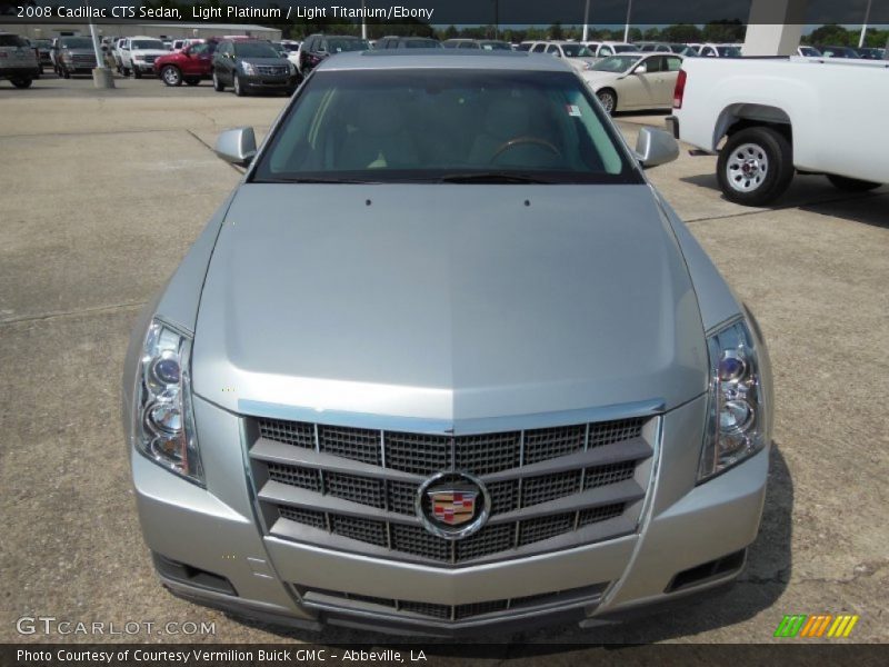 Light Platinum / Light Titanium/Ebony 2008 Cadillac CTS Sedan