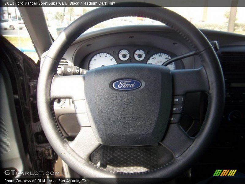 Black / Medium Dark Flint 2011 Ford Ranger Sport SuperCab