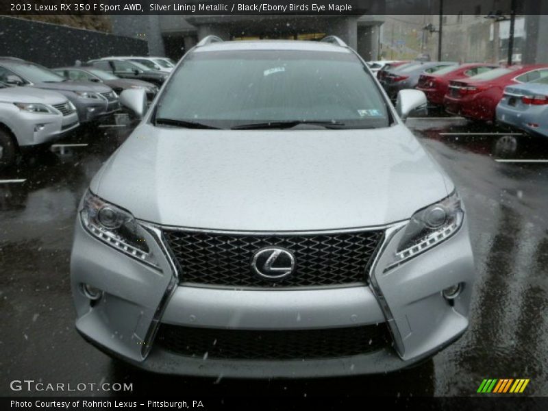  2013 RX 350 F Sport AWD Silver Lining Metallic