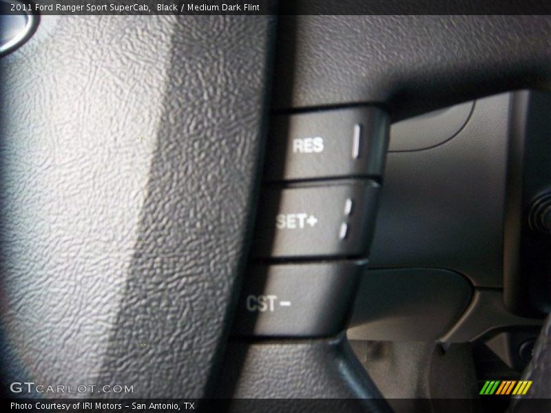 Black / Medium Dark Flint 2011 Ford Ranger Sport SuperCab