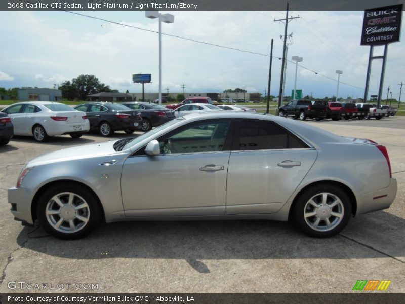 Light Platinum / Light Titanium/Ebony 2008 Cadillac CTS Sedan