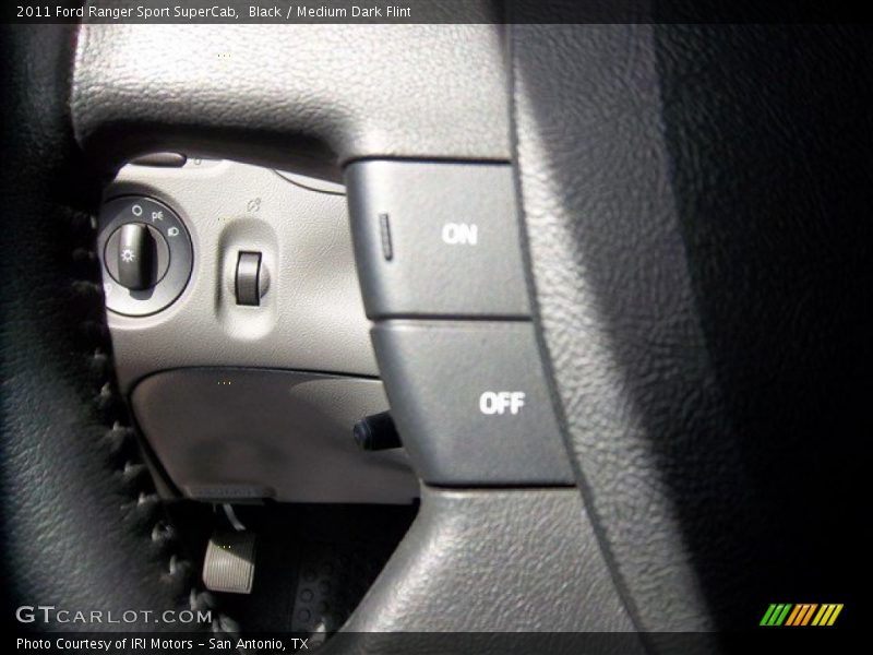 Black / Medium Dark Flint 2011 Ford Ranger Sport SuperCab