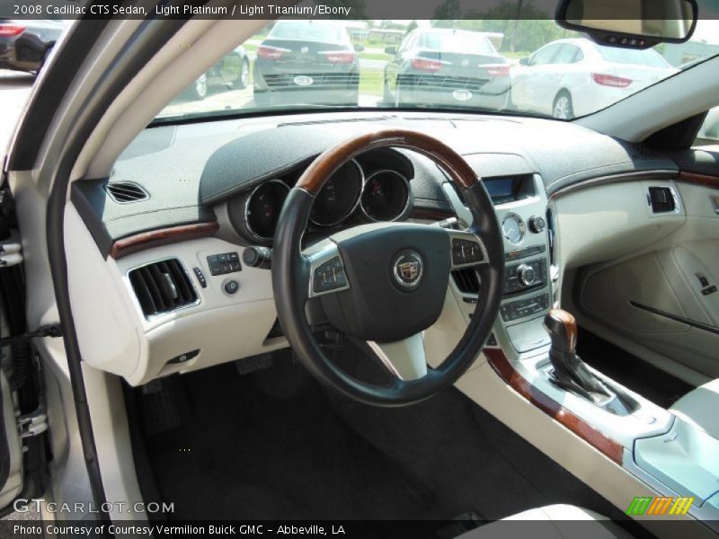Light Platinum / Light Titanium/Ebony 2008 Cadillac CTS Sedan