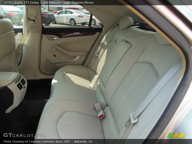 Light Platinum / Light Titanium/Ebony 2008 Cadillac CTS Sedan