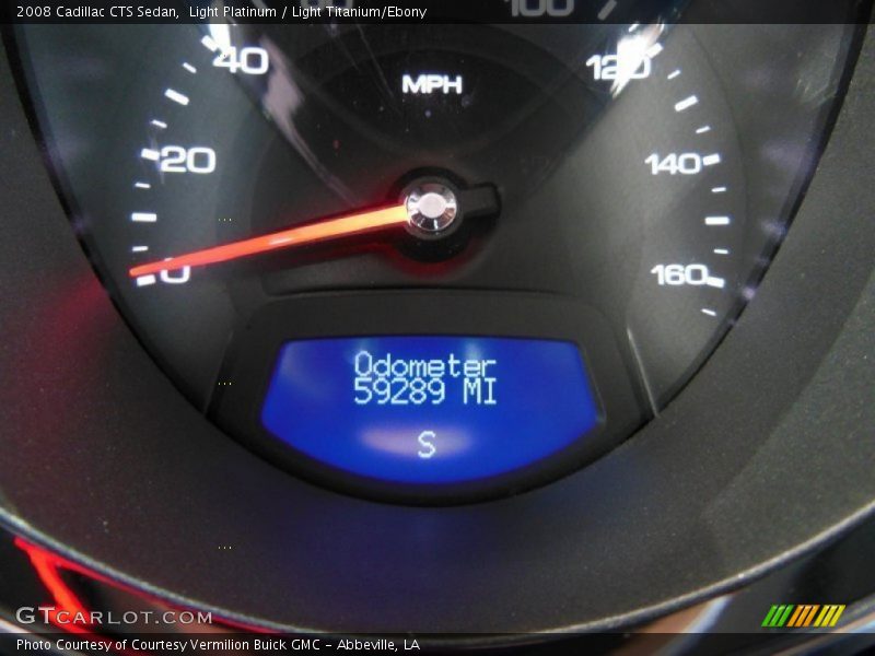 Light Platinum / Light Titanium/Ebony 2008 Cadillac CTS Sedan