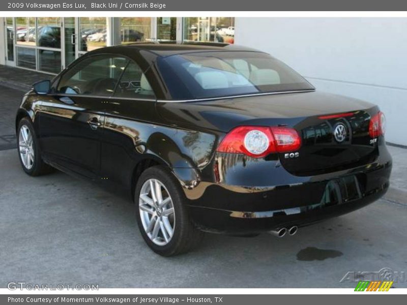 Black Uni / Cornsilk Beige 2009 Volkswagen Eos Lux