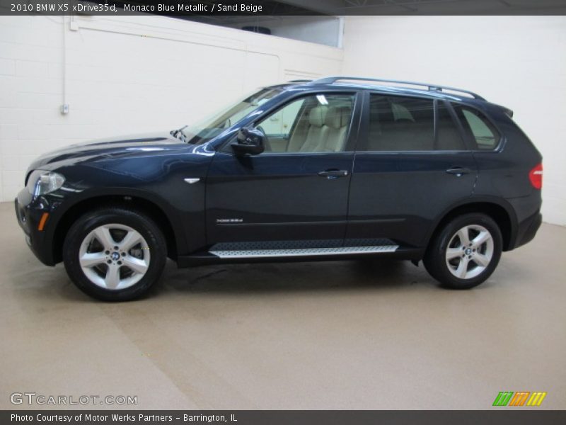 Monaco Blue Metallic / Sand Beige 2010 BMW X5 xDrive35d