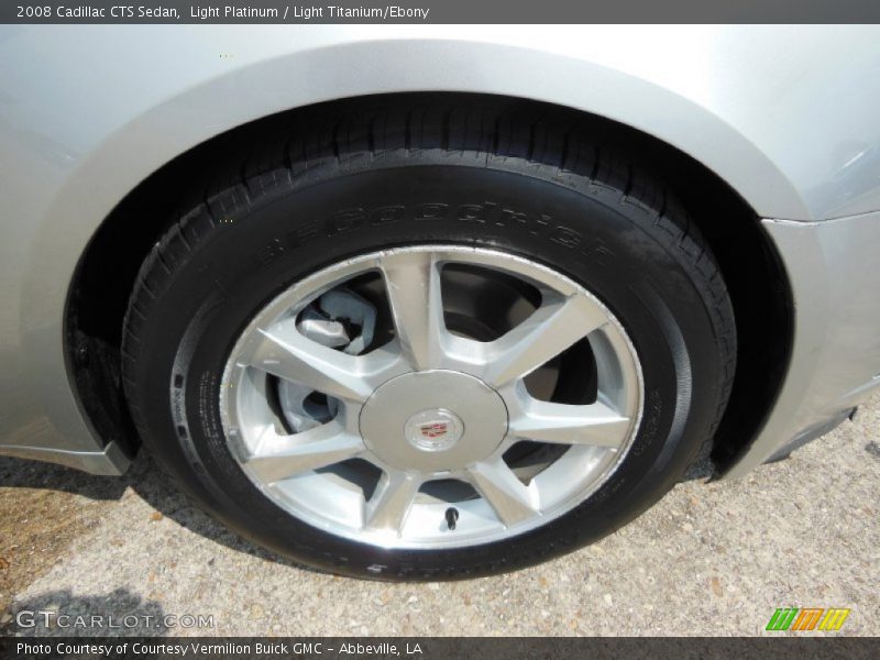 Light Platinum / Light Titanium/Ebony 2008 Cadillac CTS Sedan