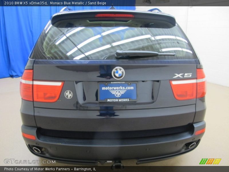 Monaco Blue Metallic / Sand Beige 2010 BMW X5 xDrive35d