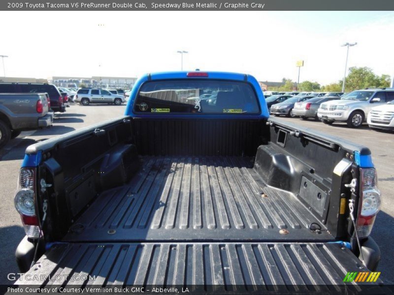 Speedway Blue Metallic / Graphite Gray 2009 Toyota Tacoma V6 PreRunner Double Cab