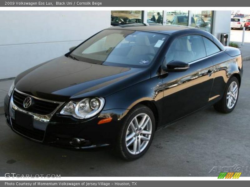 Black Uni / Cornsilk Beige 2009 Volkswagen Eos Lux