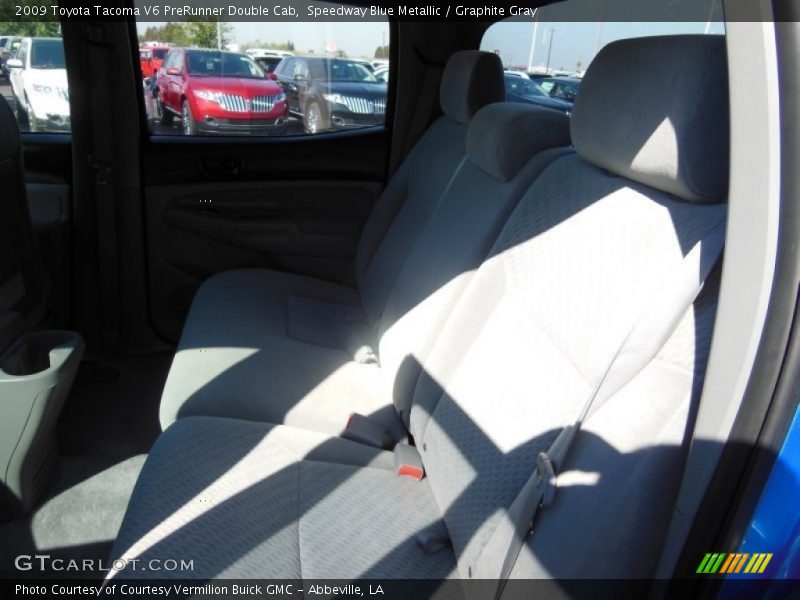 Speedway Blue Metallic / Graphite Gray 2009 Toyota Tacoma V6 PreRunner Double Cab