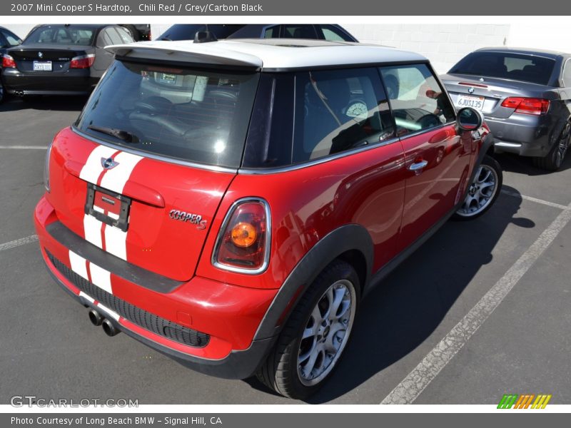Chili Red / Grey/Carbon Black 2007 Mini Cooper S Hardtop