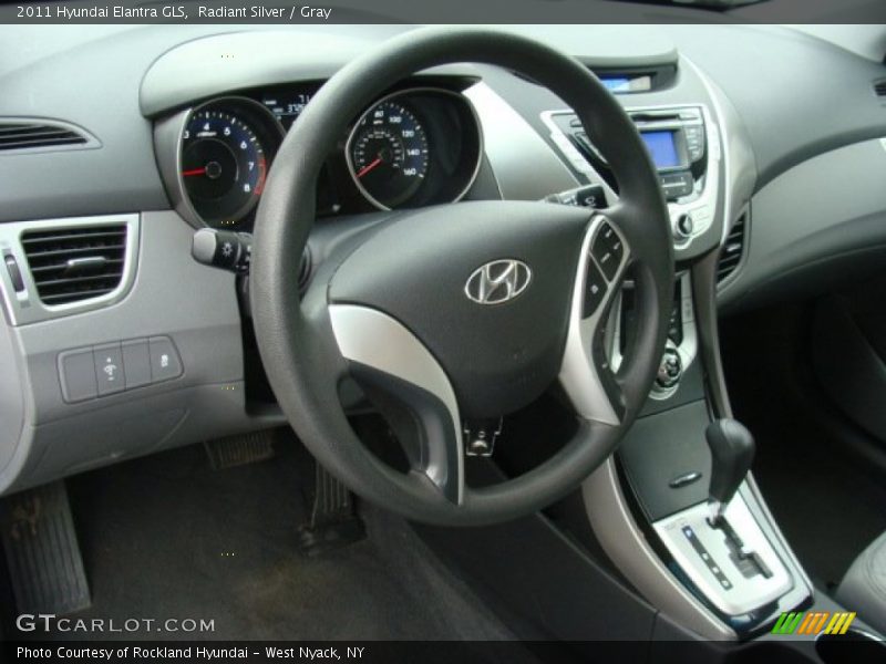 Radiant Silver / Gray 2011 Hyundai Elantra GLS