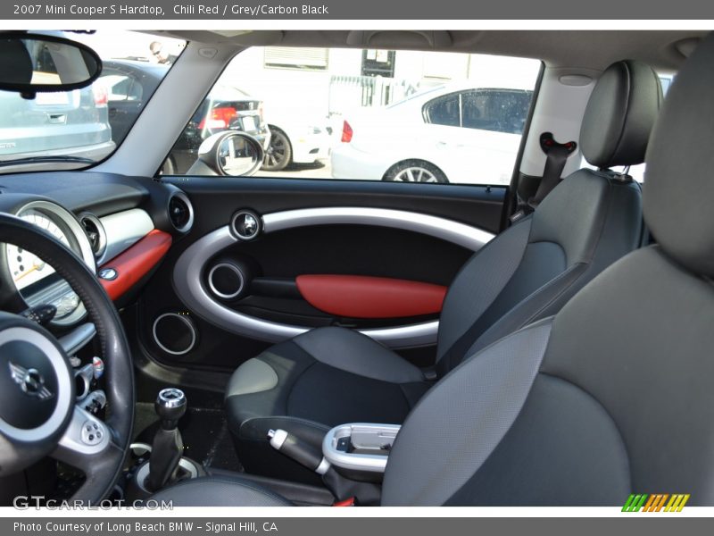Chili Red / Grey/Carbon Black 2007 Mini Cooper S Hardtop
