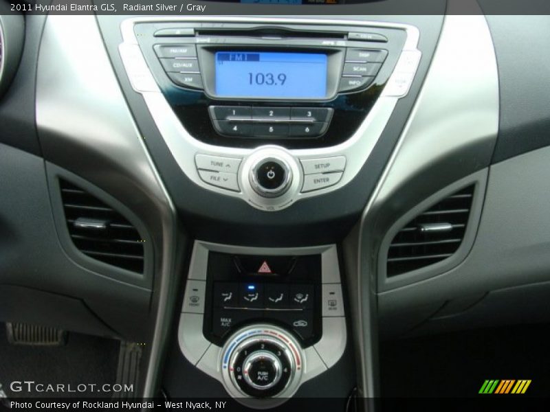 Radiant Silver / Gray 2011 Hyundai Elantra GLS