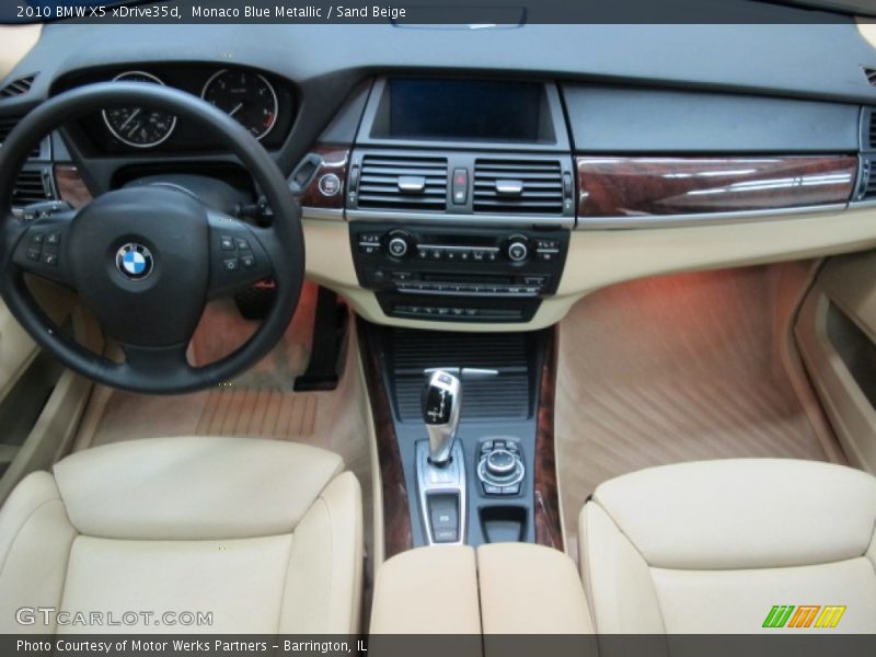 Monaco Blue Metallic / Sand Beige 2010 BMW X5 xDrive35d