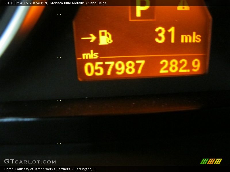 Monaco Blue Metallic / Sand Beige 2010 BMW X5 xDrive35d