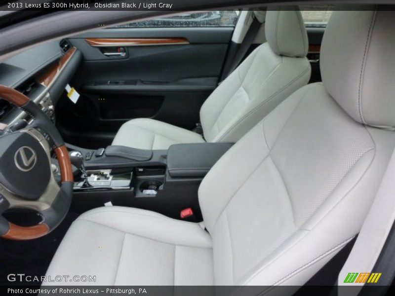 Front Seat of 2013 ES 300h Hybrid