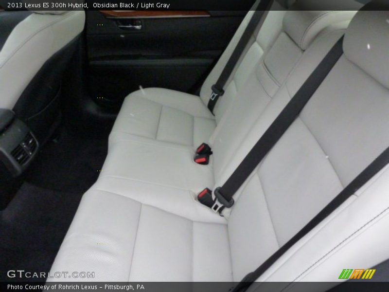 Rear Seat of 2013 ES 300h Hybrid