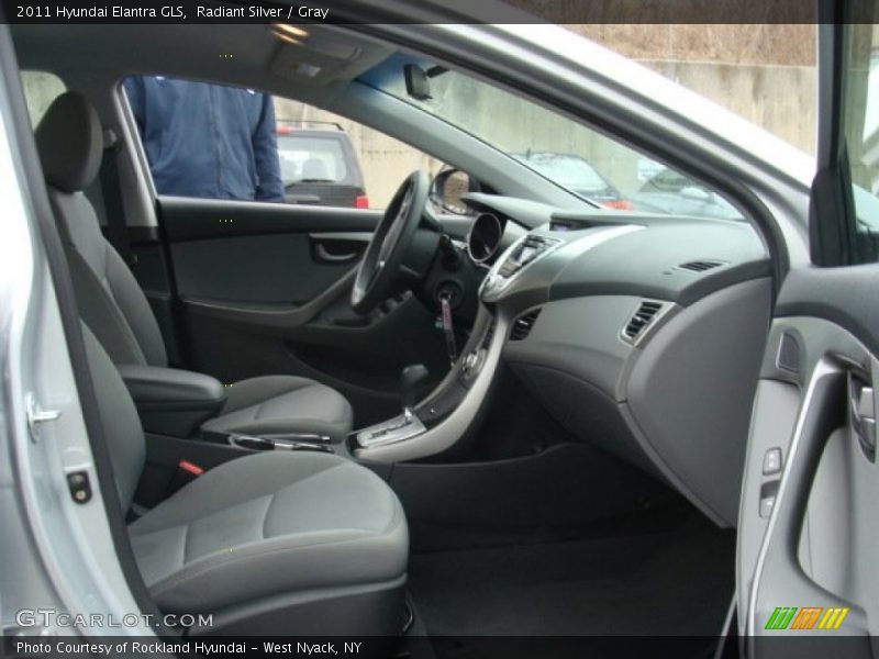 Radiant Silver / Gray 2011 Hyundai Elantra GLS