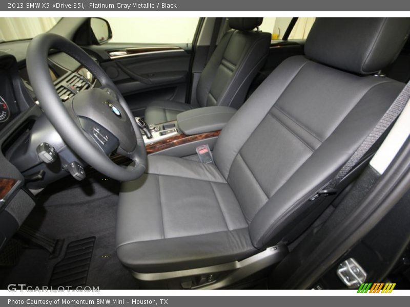 Platinum Gray Metallic / Black 2013 BMW X5 xDrive 35i