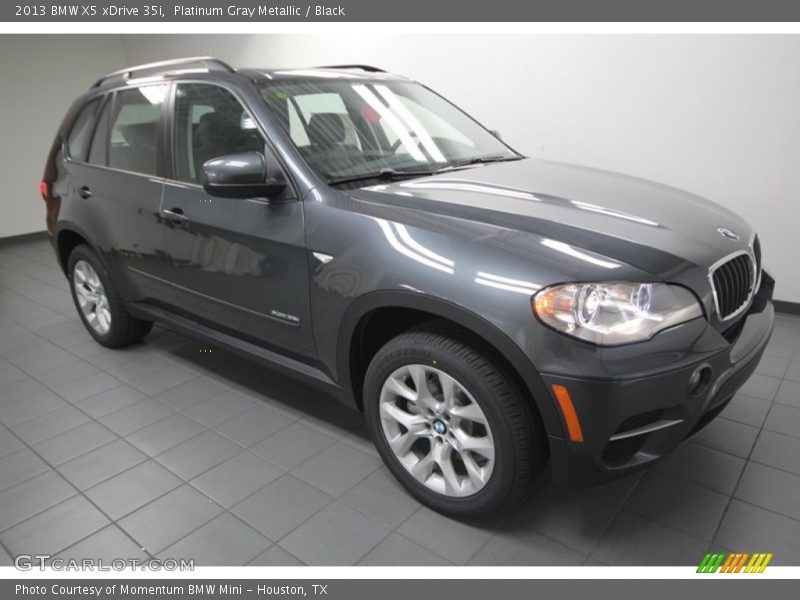 Platinum Gray Metallic / Black 2013 BMW X5 xDrive 35i