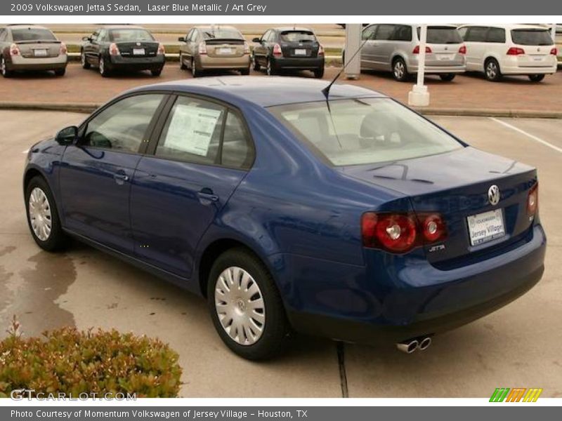 Laser Blue Metallic / Art Grey 2009 Volkswagen Jetta S Sedan