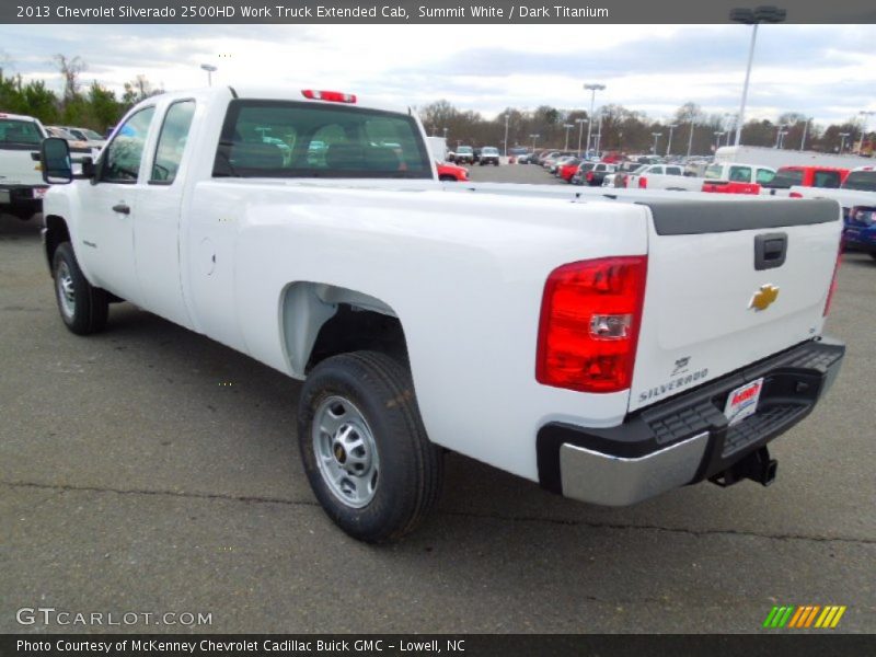 Summit White / Dark Titanium 2013 Chevrolet Silverado 2500HD Work Truck Extended Cab