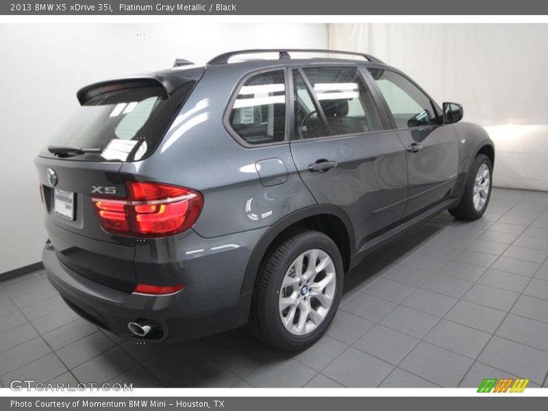 Platinum Gray Metallic / Black 2013 BMW X5 xDrive 35i