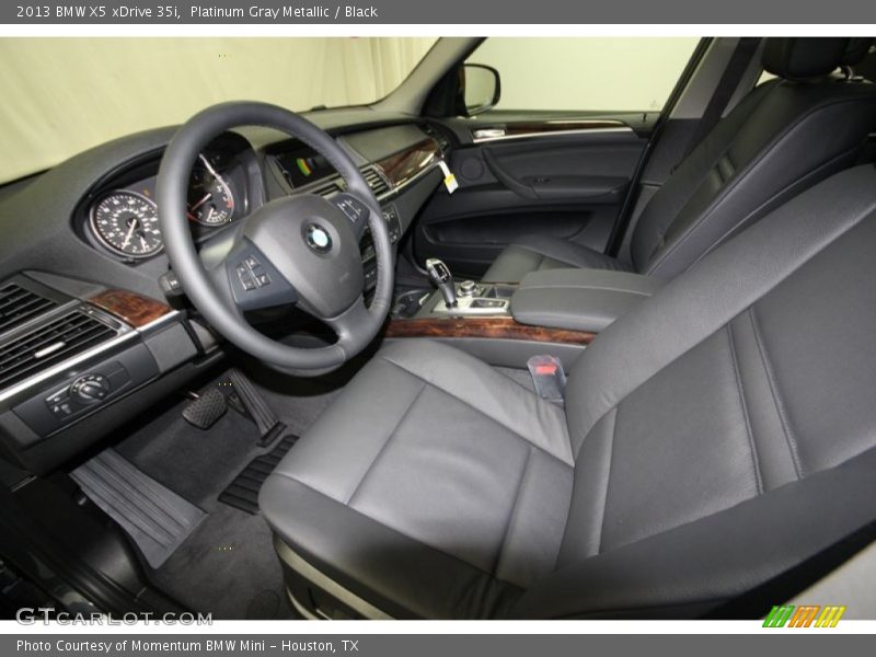 Platinum Gray Metallic / Black 2013 BMW X5 xDrive 35i