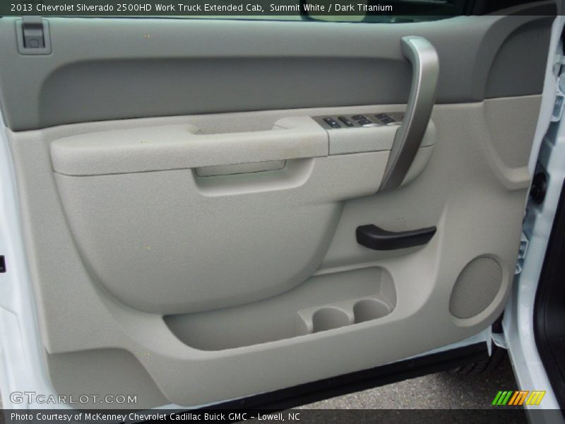 Summit White / Dark Titanium 2013 Chevrolet Silverado 2500HD Work Truck Extended Cab