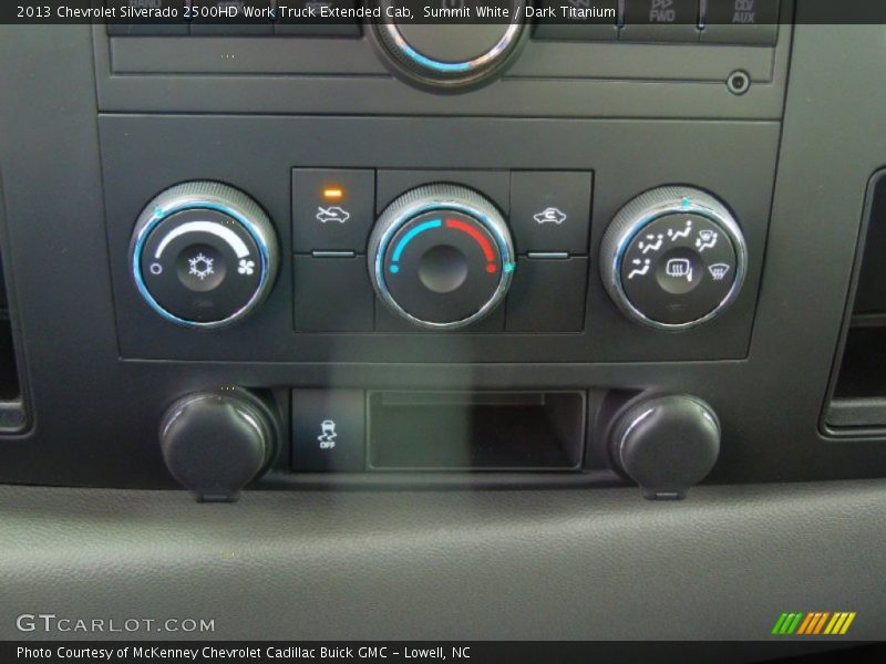 Summit White / Dark Titanium 2013 Chevrolet Silverado 2500HD Work Truck Extended Cab