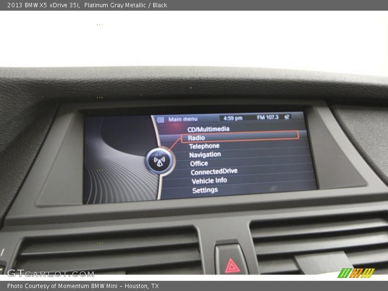 Platinum Gray Metallic / Black 2013 BMW X5 xDrive 35i
