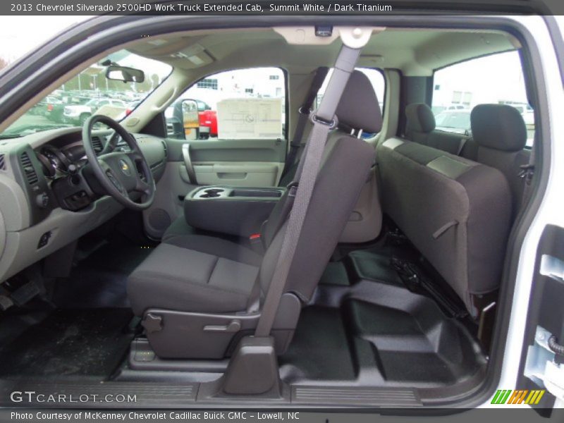 Summit White / Dark Titanium 2013 Chevrolet Silverado 2500HD Work Truck Extended Cab