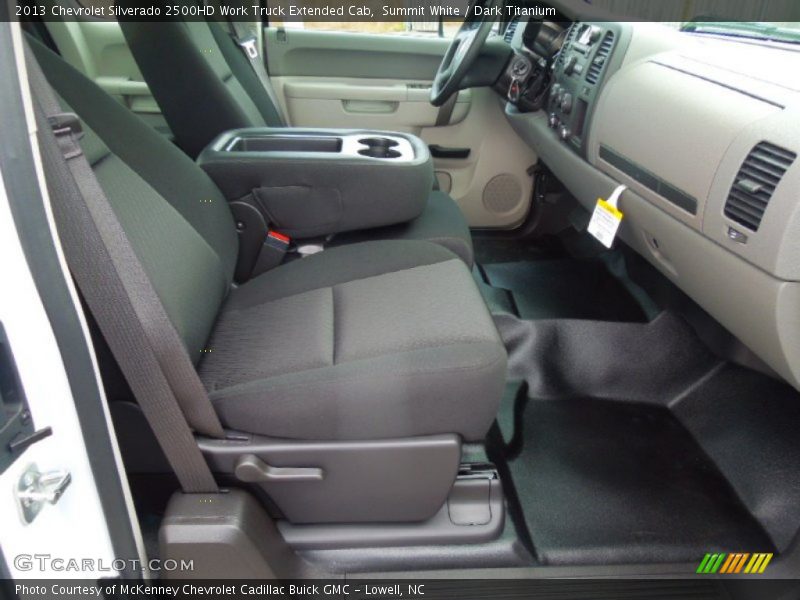 Summit White / Dark Titanium 2013 Chevrolet Silverado 2500HD Work Truck Extended Cab