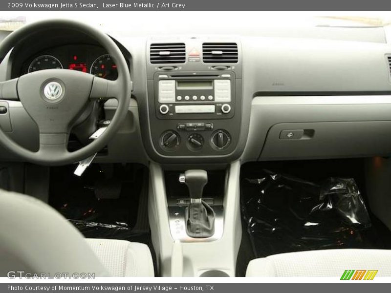Laser Blue Metallic / Art Grey 2009 Volkswagen Jetta S Sedan