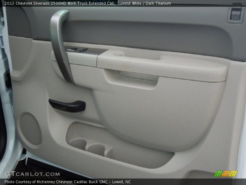 Summit White / Dark Titanium 2013 Chevrolet Silverado 2500HD Work Truck Extended Cab